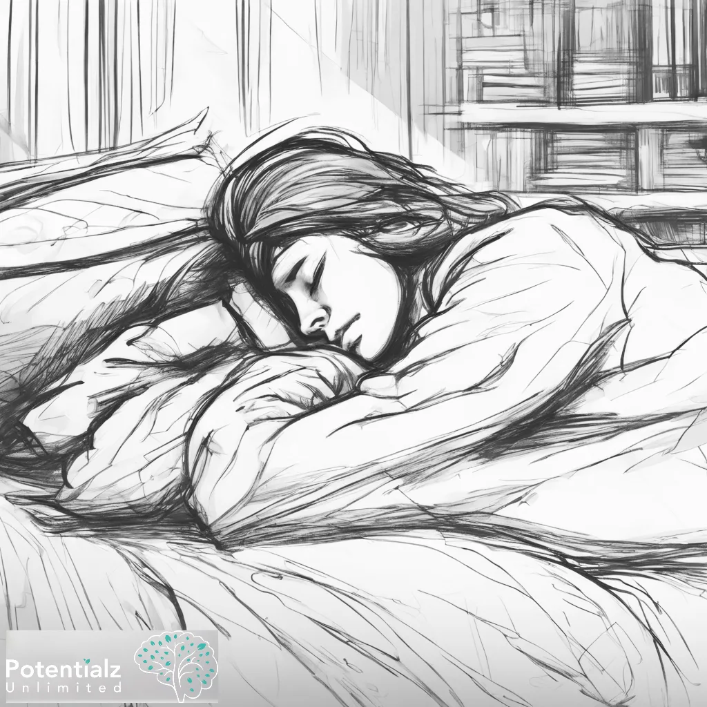 woman in deep sleep