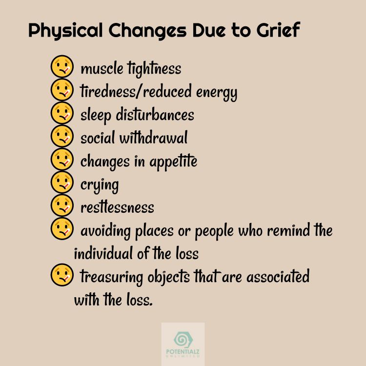 Physical Changes due to grief