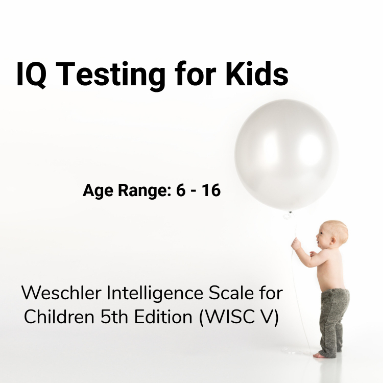 IQ Testing for kids using WISC-V